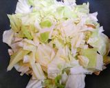 節約簡単夕飯昼食キャベツ鶏もも肉味噌煮丼も肉料理作り方7写真