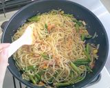 【給食レシピ】アスパラの和風パスタ作り方5写真