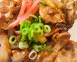 弁当にも！豚こまマヨ生姜焼き丼！作り方5写真