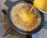 玉子雑炊！お餅入り作り方3写真