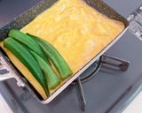 ぎっしりオクラの卵焼き！作り方5写真
