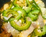 ベーコンの豆腐玉子チャンプルー作り方2写真