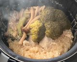 全部炊飯器冷凍やせ和風チーズリゾット弁当作り方6写真