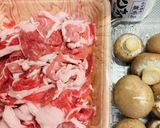 マッシュルーム香る豚こま炒め🍄作り方1写真