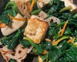 ほうれん草と焼き豆腐の味噌チーズ焼き作り方6写真
