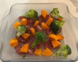 豚ヒレの味噌おろしソース蒸し作り方1写真