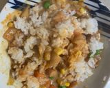 全てレンジキムチソース味オムライス弁当作り方7写真