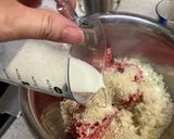 卵なしでもふんわりハンバーグ作り方4写真