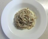 生ハムレモンクリームパスタ風お蕎麦〜♡！作り方5写真