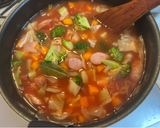 野菜たっぷりミネストローネスープ作り方6写真
