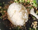 鶏ミンチのセロリ香味混ぜごはん作り方4写真