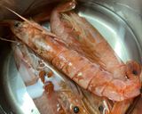 赤海老のスープ🦐作り方1写真
