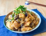 少ない油！揚げナスと胸肉のみぞれ煮作り方8写真