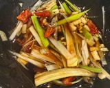 茹キャベツのニンニクネギ辛中華ソースかけ作り方4写真