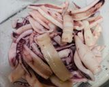豚肉とオクラとイカの肝醤油炒め作り方4写真