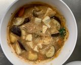 クリーミートマト味噌味豆腐入ナムル風煮作り方21写真
