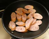 かぼちゃとフランクフルトのマヨネーズ焼き作り方3写真