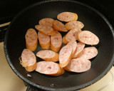かぼちゃとフランクフルトのマヨネーズ焼き作り方3写真