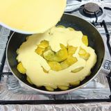 フライパン de HM豆乳りんごケーキ作り方8写真