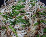 我が家のスタミナ丼 ひき肉丼作り方4写真