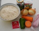 【炊飯器使用】簡単★本格的えびピラフ作り方1写真