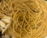 マコモダケとグアンチャーレのパスタ作り方4写真