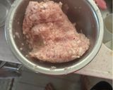 豚ひき肉で作るつくね風ハンバーグ作り方3写真