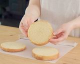 ガーデンケーキ (エディブルフラワー)作り方21写真