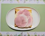 簡単居酒屋!キノコとハムのトーストサンド作り方2写真