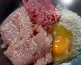 肉だけで簡単💫ふわふわミートボール作り方2写真