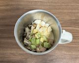 鶏むね肉と長いもときのこのポタージュ作り方2写真