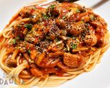 ルウ不要！ハヤシスパゲティ🍝懐かしの味🍽️作り方5写真