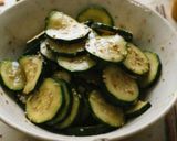 ズッキーニ大量消費♪火を使わない副菜作り方2写真