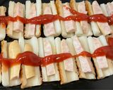 ＊竹輪のウインナーチーズ焼き＊　作り方3写真