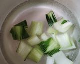 チンゲン菜とえのきの卵スープ作り方2写真