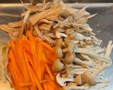 人参ごぼうしめじのきんぴら作り方2写真