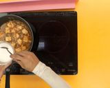 ピリ辛!マーボー落花生丼【食遺産】作り方5写真