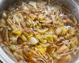 白菜とえのきのあん作り方8写真