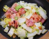 白菜とベーコンの和風コンソメ春雨スープ作り方3写真
