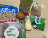 大豆ひじき野菜スティック茹で卵の謎サラダ作り方9写真