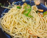 シーフードスパをめんつゆで。作り方4写真