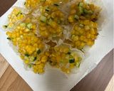 とうもろこしのライスペーパーガレット🌽作り方4写真