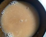 お一人様☆ざる麺でクリームパスタ風麺汁作り方3写真