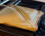 バナナと発酵あんこのホットサンド作り方5写真