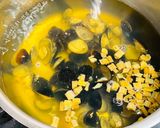 美活⭐︎薬膳効果⭐︎金針葉としじみの味噌汁作り方5写真