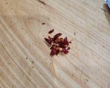 生ピーマンの鶏挽き肉載せ作り方1写真