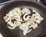 白ヒラタケのバター醤油作り方2写真