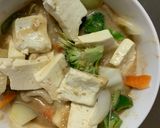 お一人様簡単洋風梅タルタル味豆腐野菜炒め作り方19写真