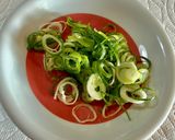 ゴーヤ納豆麹と豚しゃぶの冷製パスタ作り方5写真
