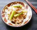 レンチンだけ！大豆ミートとれんこん白和え作り方5写真